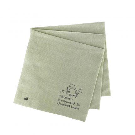Bio, Spunlace-Serviette, 40x40, 1|4 Falz