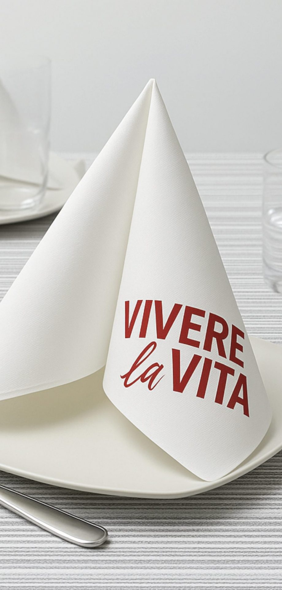 Personalisierte Premium-Serviette für Gastronomie