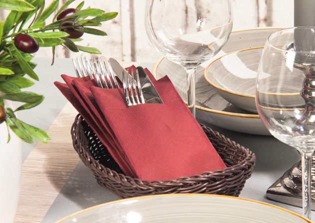 Pocket Serviette mit Bestecktasche